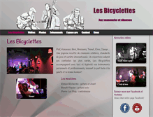 Tablet Screenshot of lesbicyclettes.com